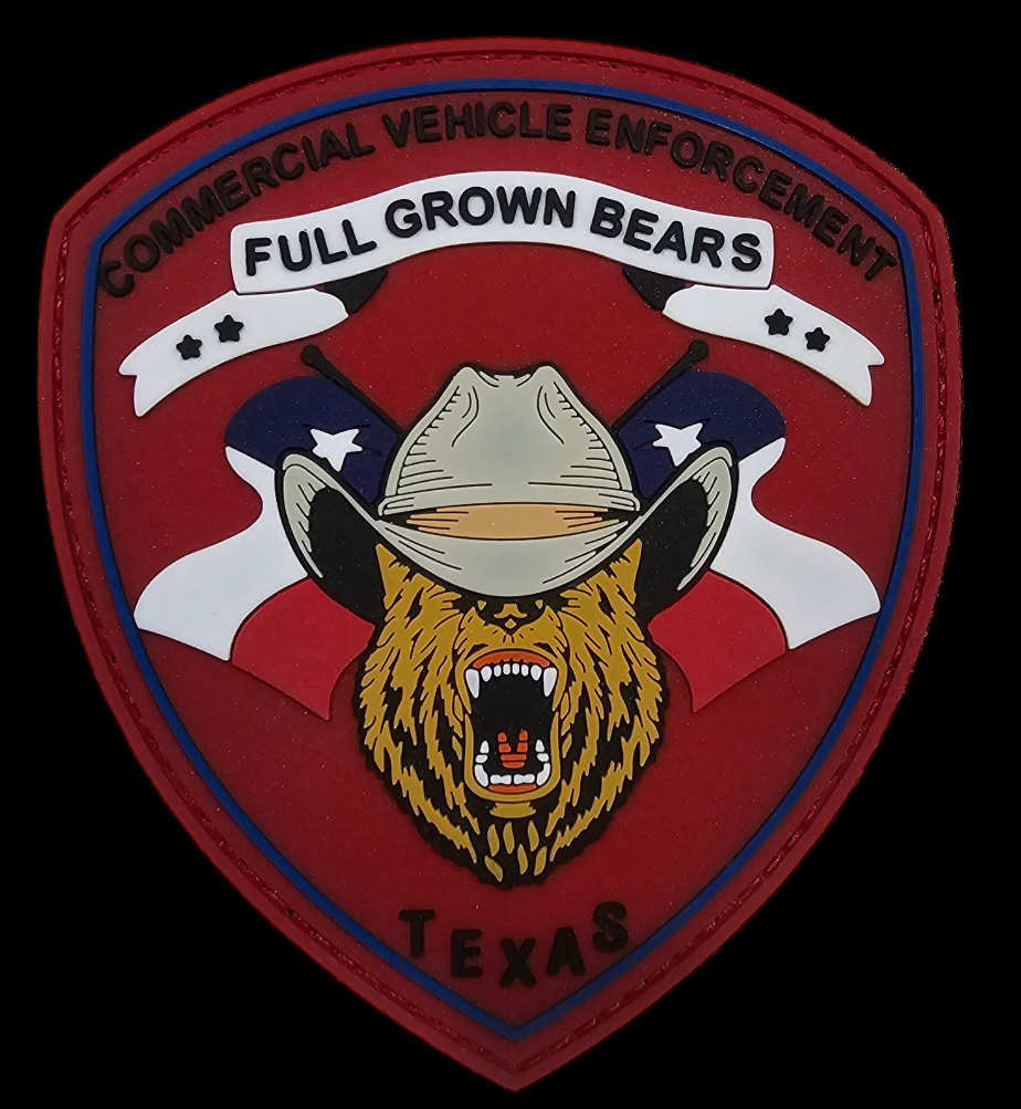 Full Grown Bears PVC Patch