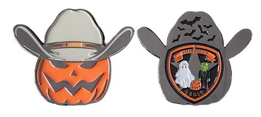 Halloween Cowboy Pumpkin