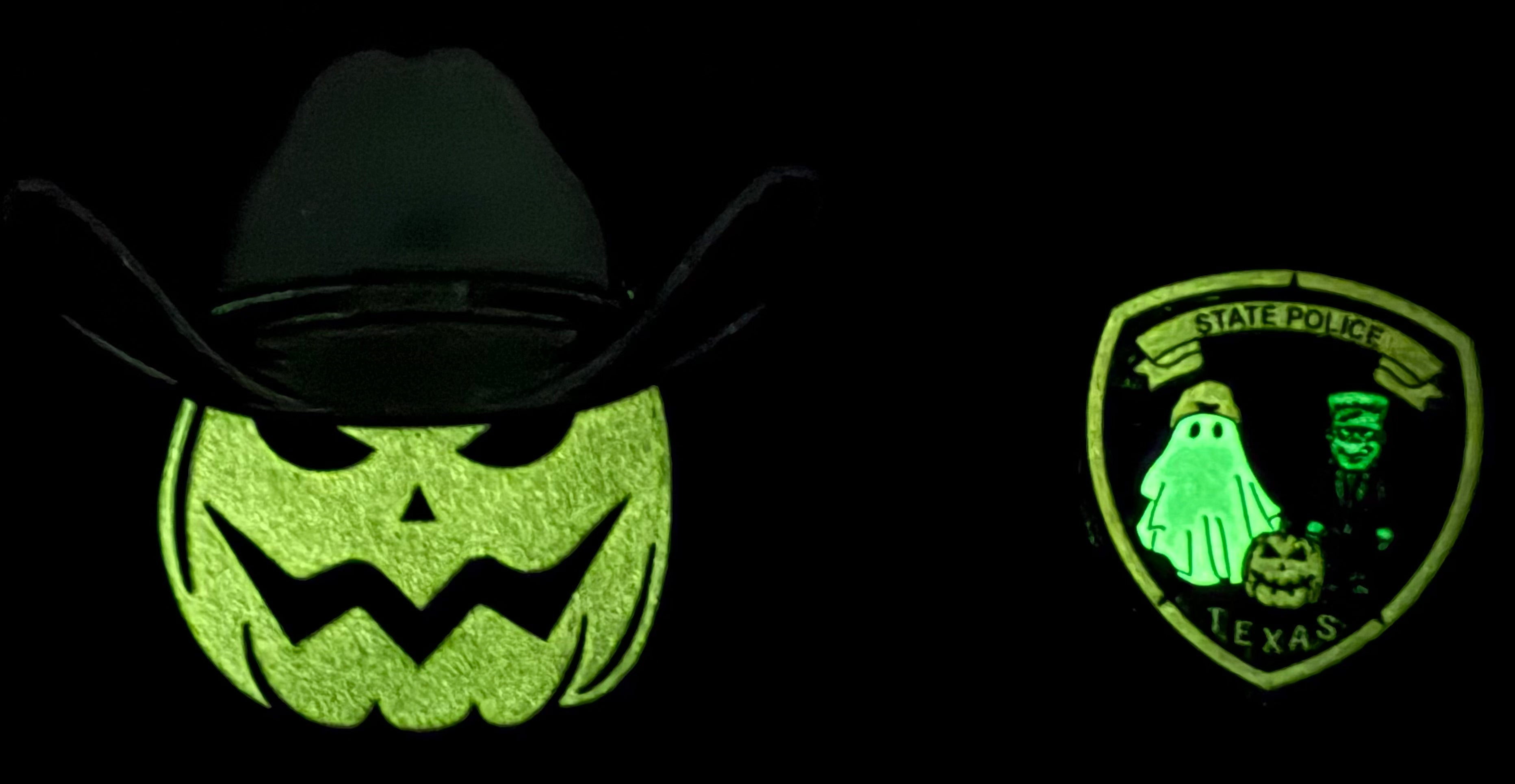 Halloween - Cowboy Pumpkin (Glow in the Dark)