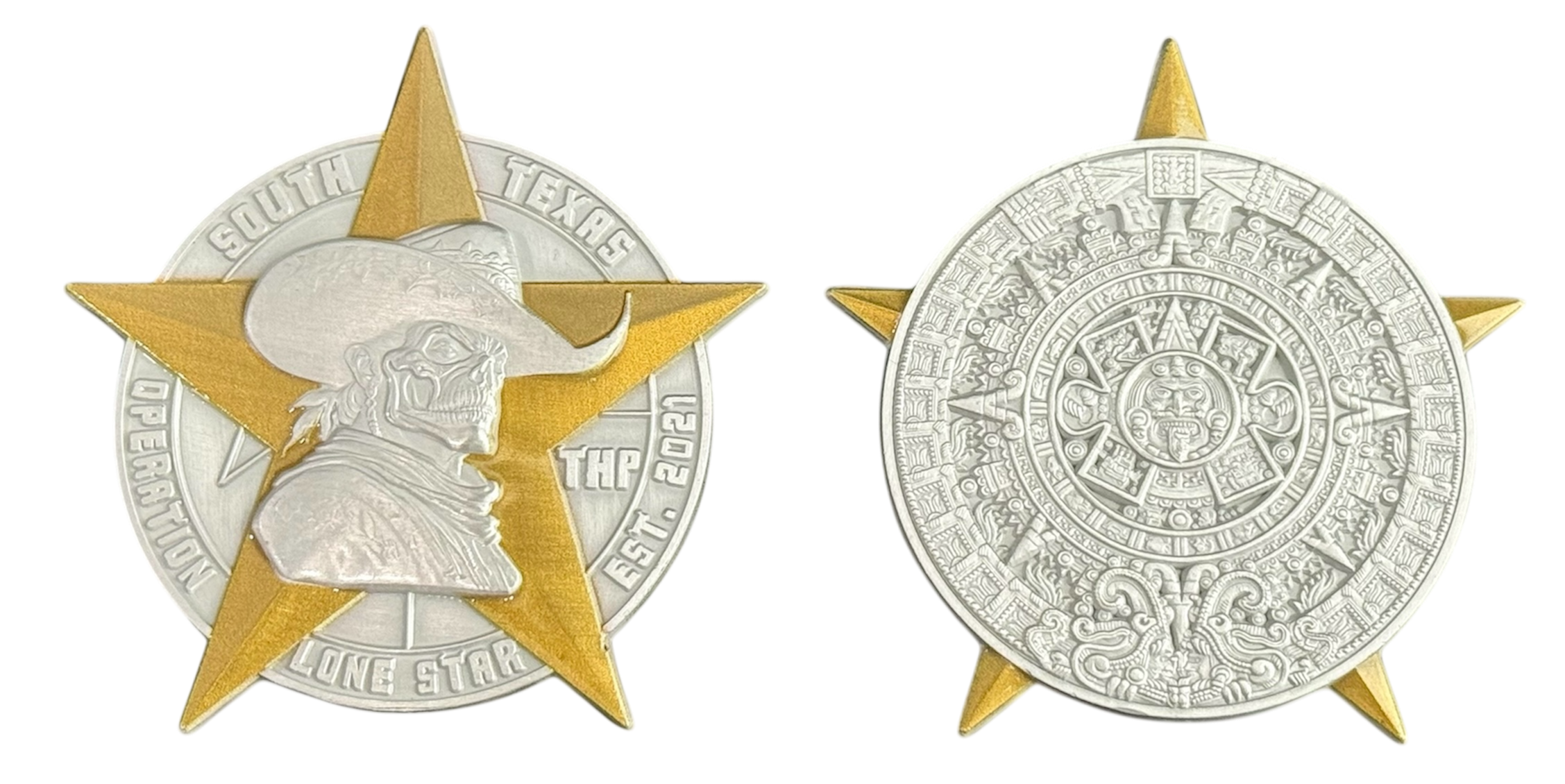 Operation Lone Star - Cowboy Antique Gold w/Antique Silver