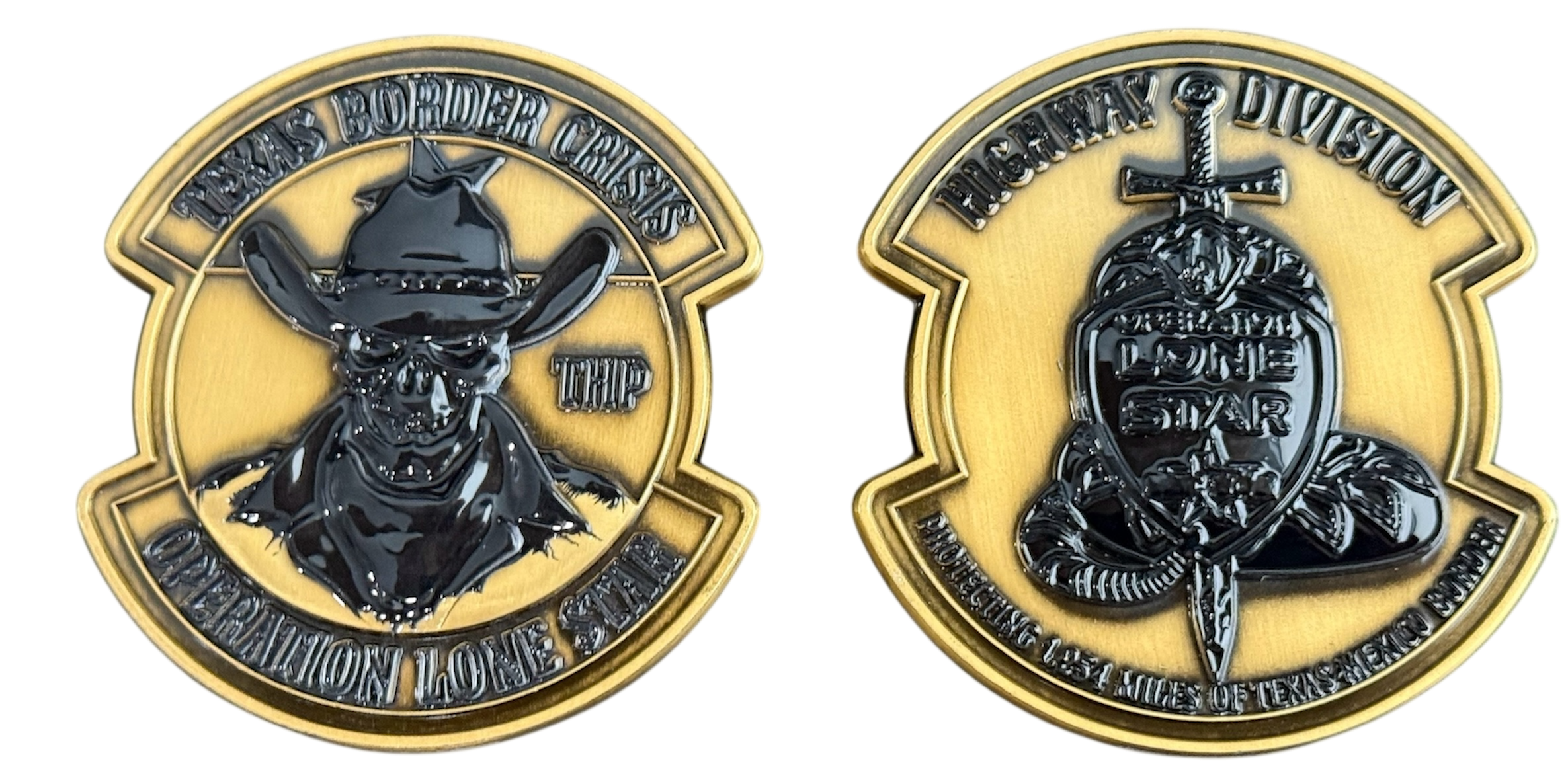 Operation Lone Star - 1,254 Mile Antique Gold/Black