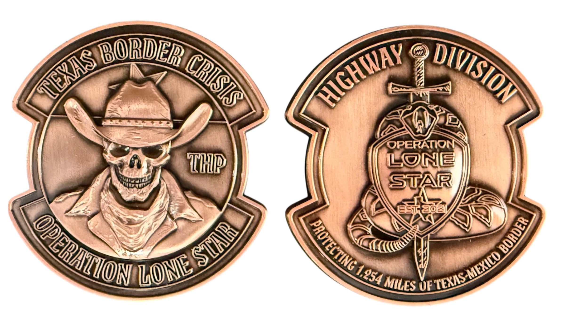 Operation Lone Star - 1,254 Mile All Antique Copper