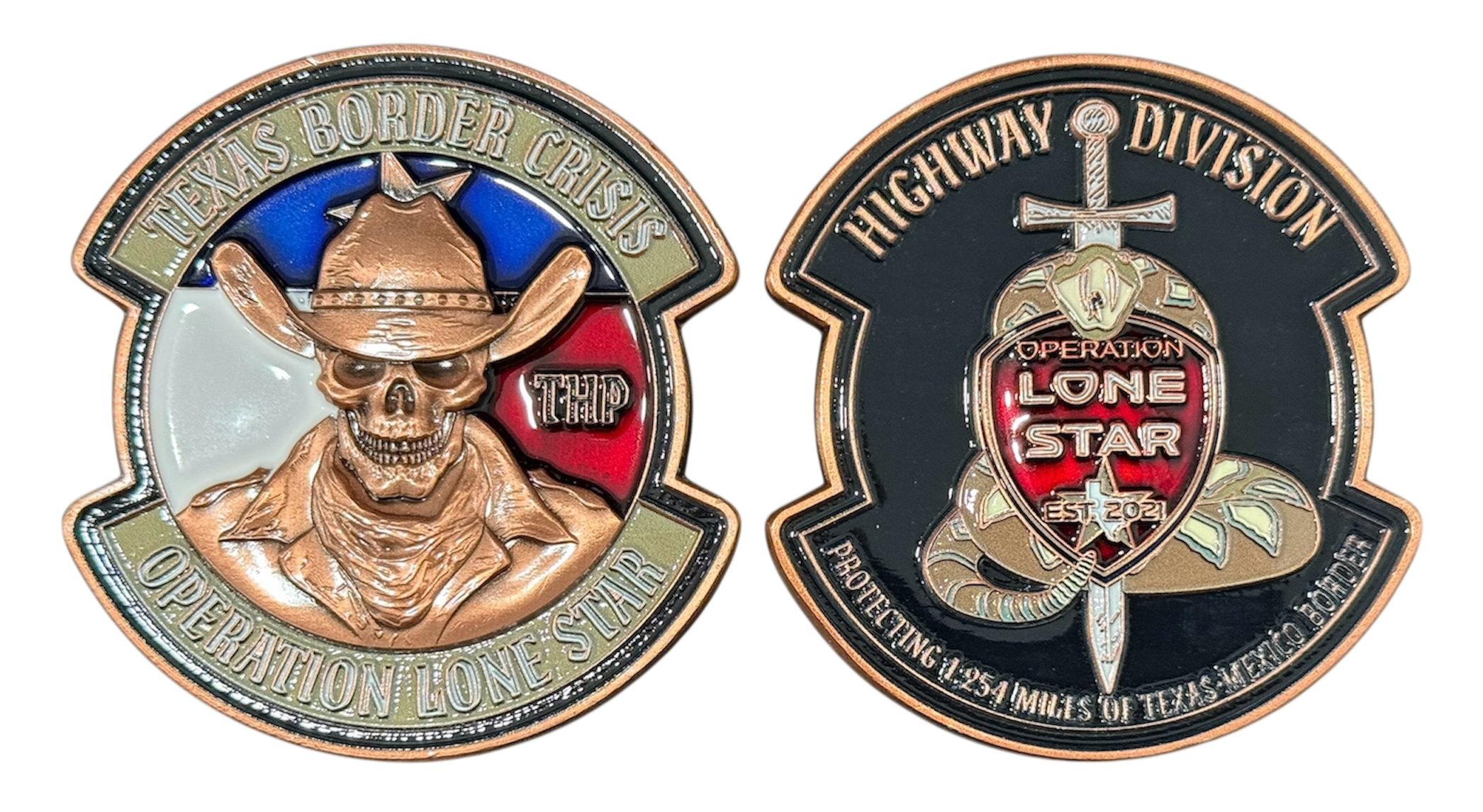 Operation Lone Star - 1,254 Mile Antique Copper