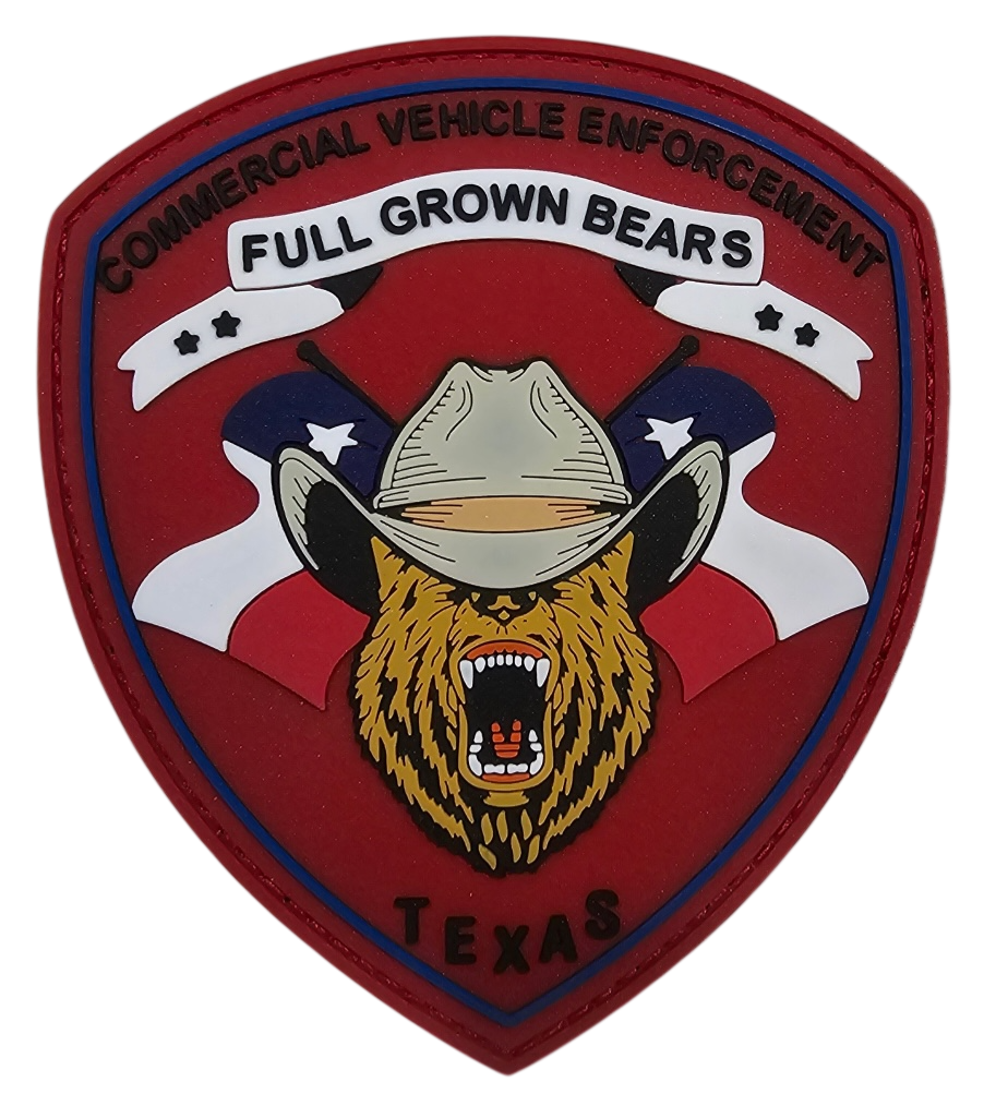 Full Grown Bears PVC Patch