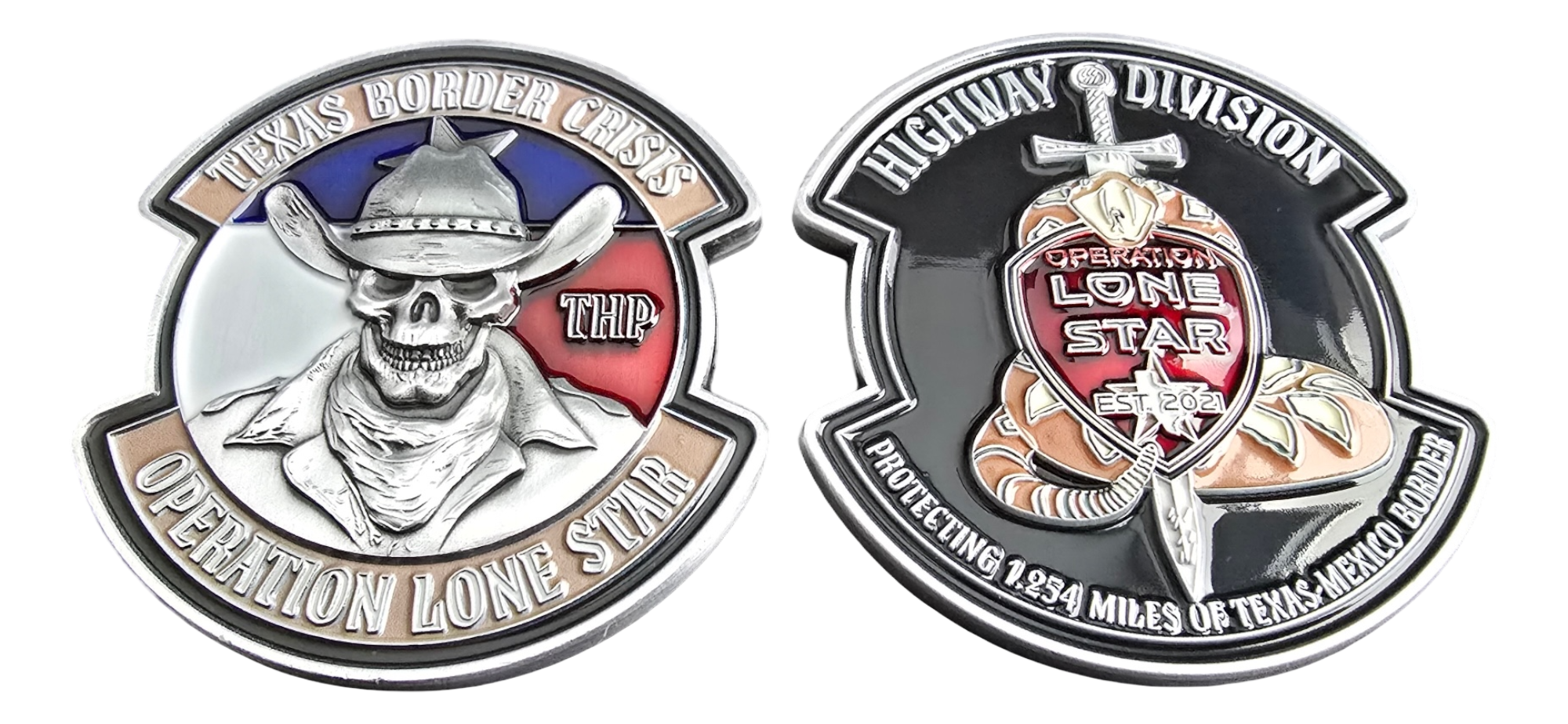 Operation Lone Star - 1,254 Mile Antique Silver