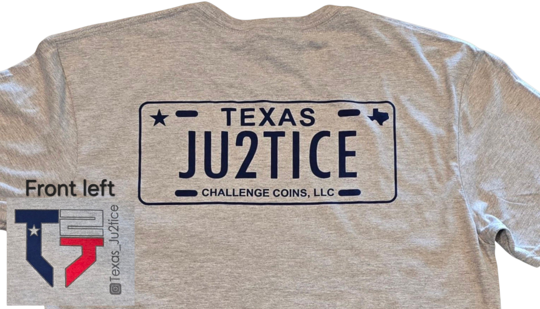 Texas Ju2tice Gray T-Shirt
