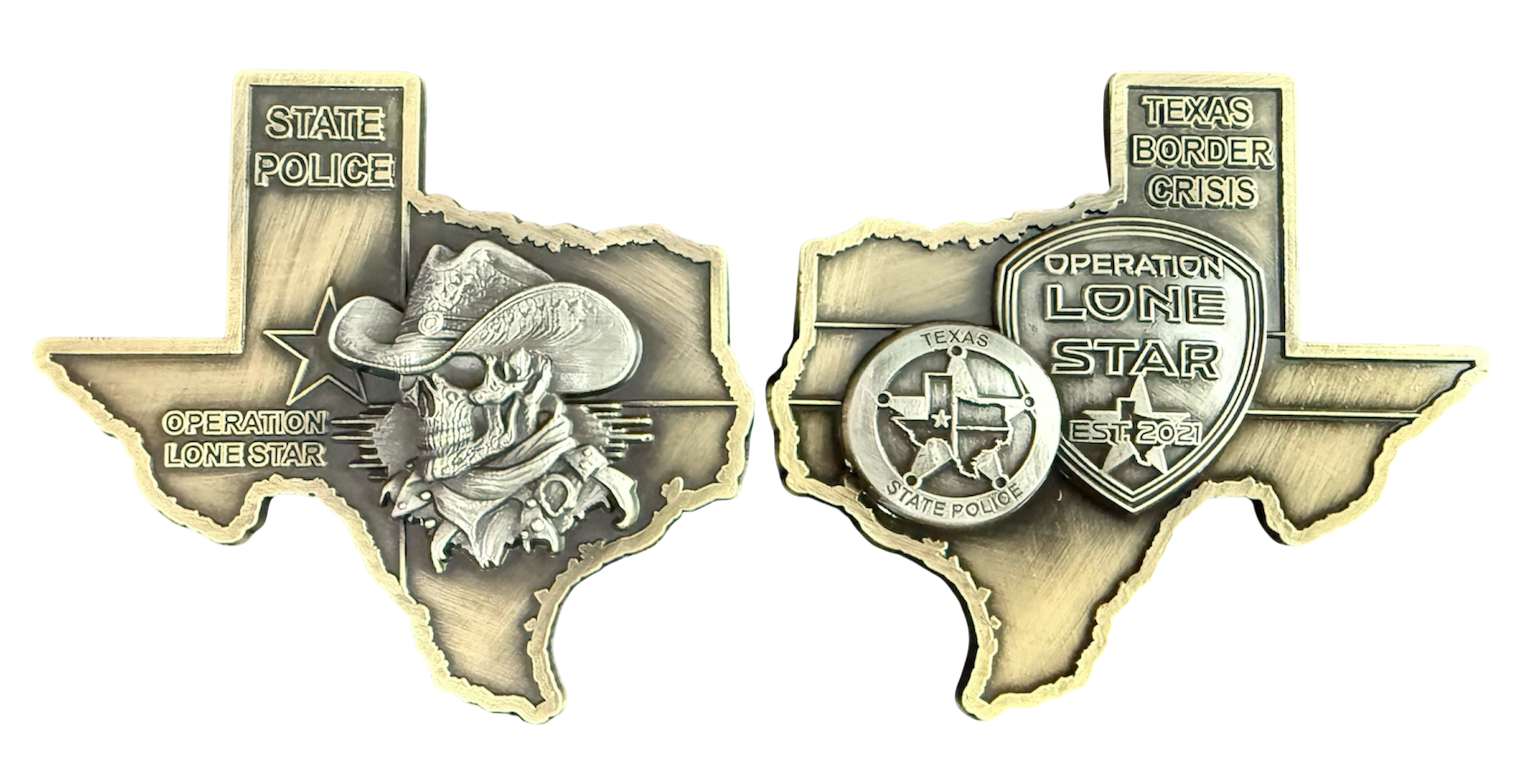 Operation Lone Star - Texas Antique Gold/Antique Silver
